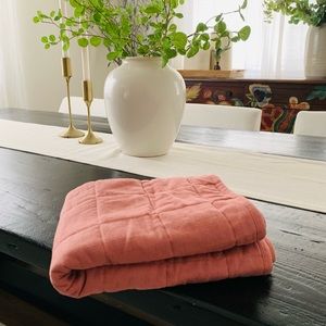 CASALUNA heavyweight linen quilted sham-standard